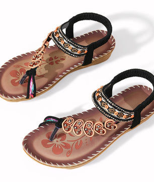 Pinch Toe Flat Sandals