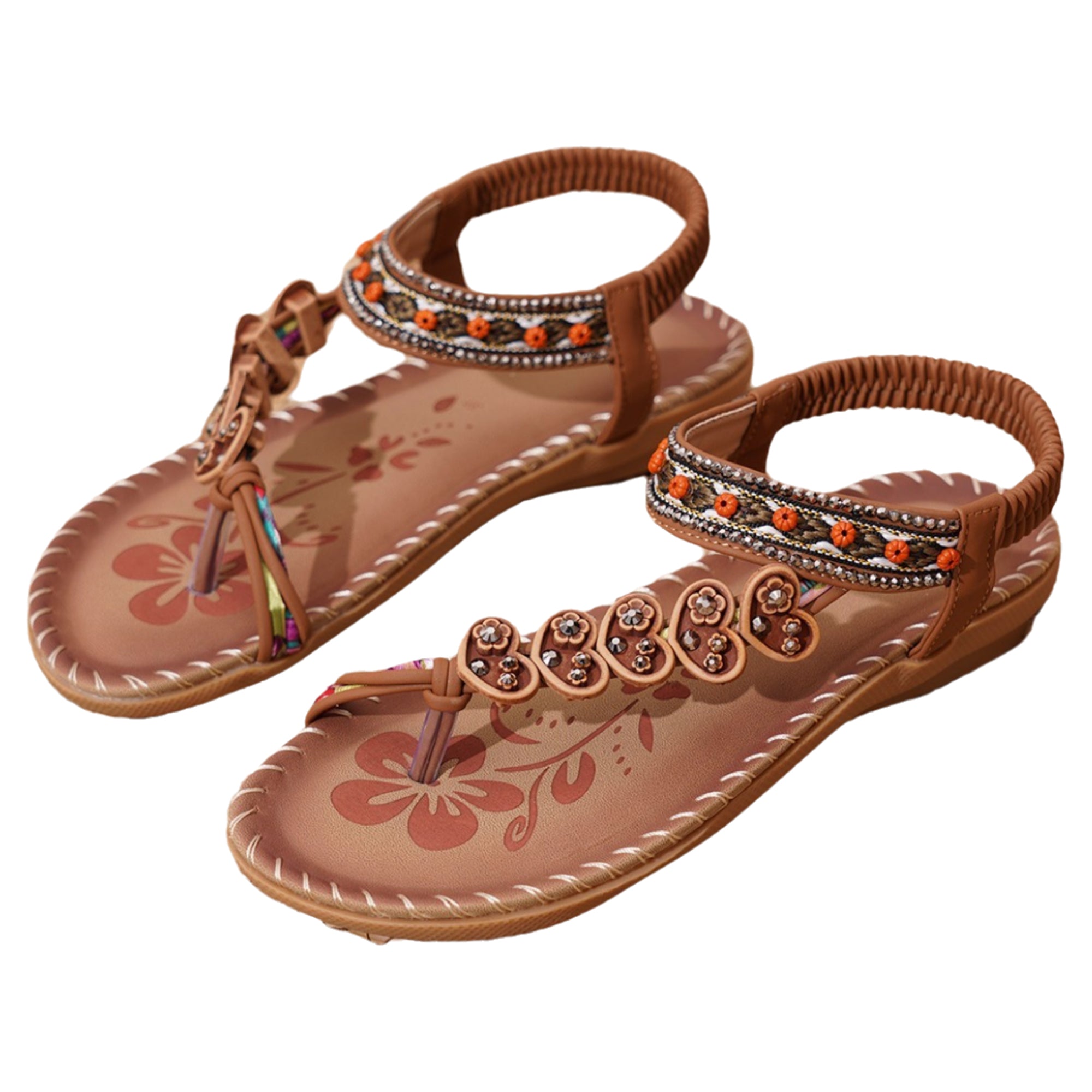 Pinch Toe Flat Sandals