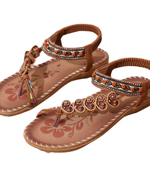 Pinch Toe Flat Sandals