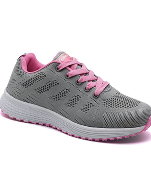 Mesh Lace-Up Sneakers