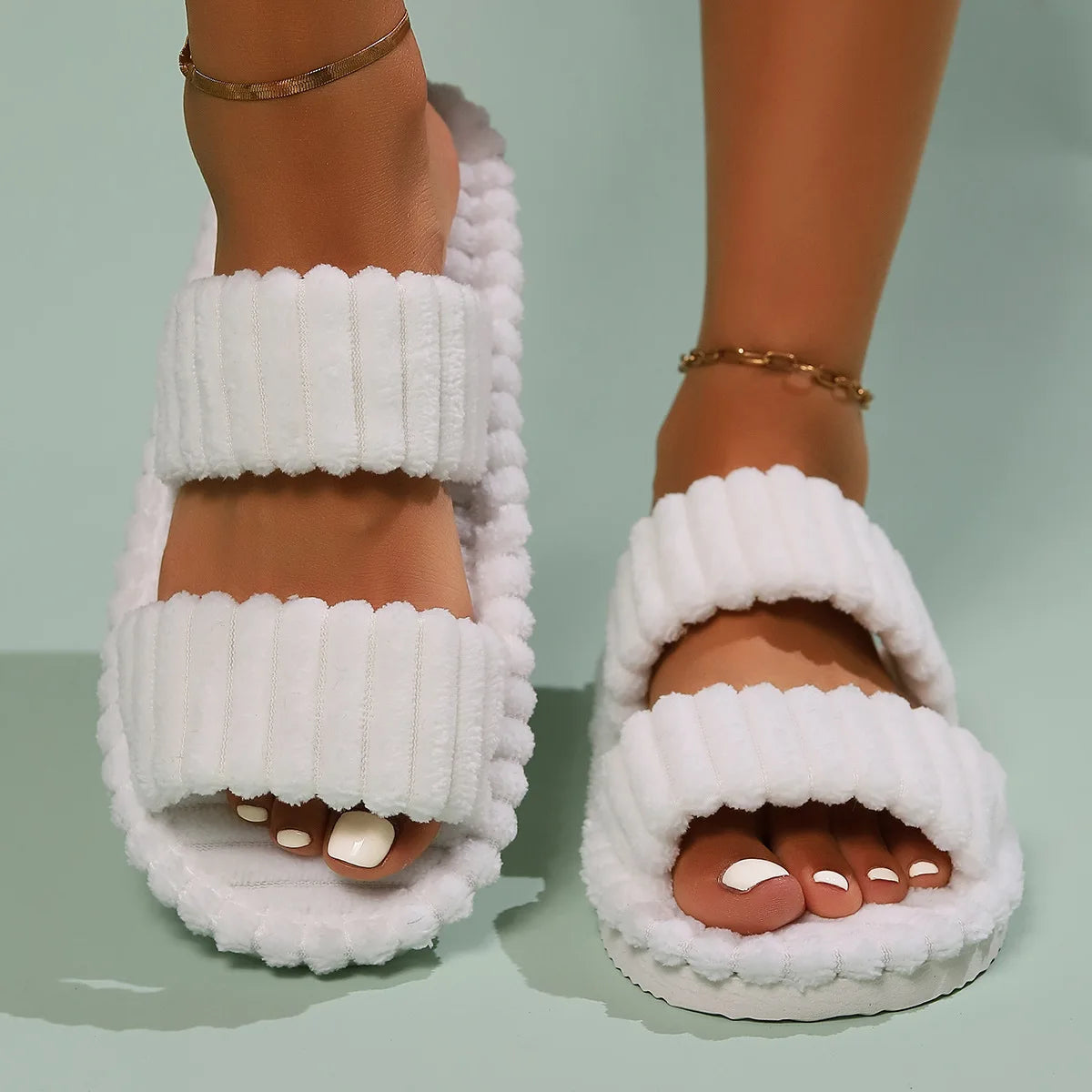 Double Strap Slippers