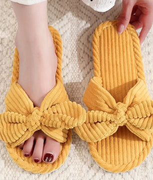 Cute Bow Slippers