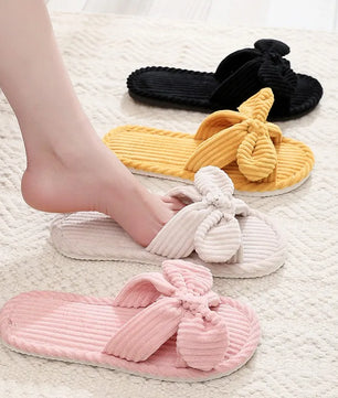 Cute Bow Slippers