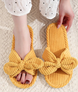Cute Bow Slippers