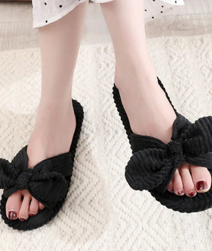 Cute Bow Slippers