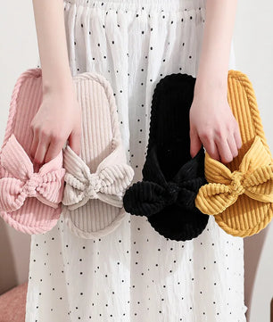 Cute Bow Slippers