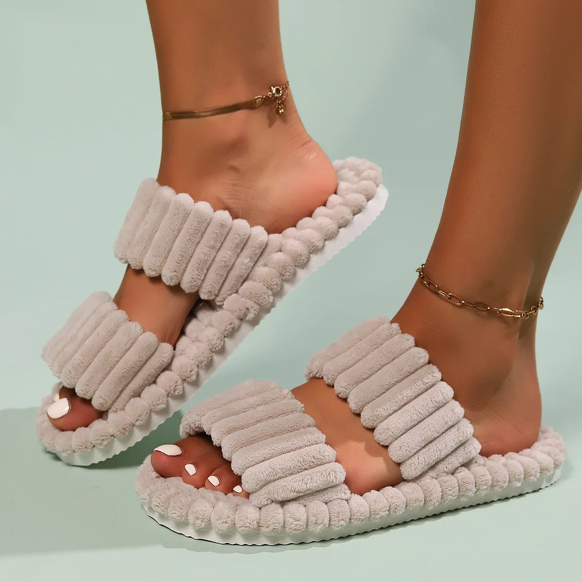 Double Strap Slippers
