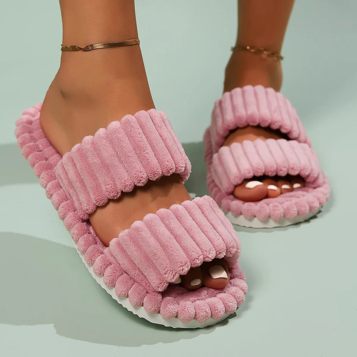 Double Strap Slippers
