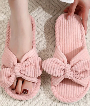 Cute Bow Slippers