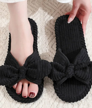 Cute Bow Slippers