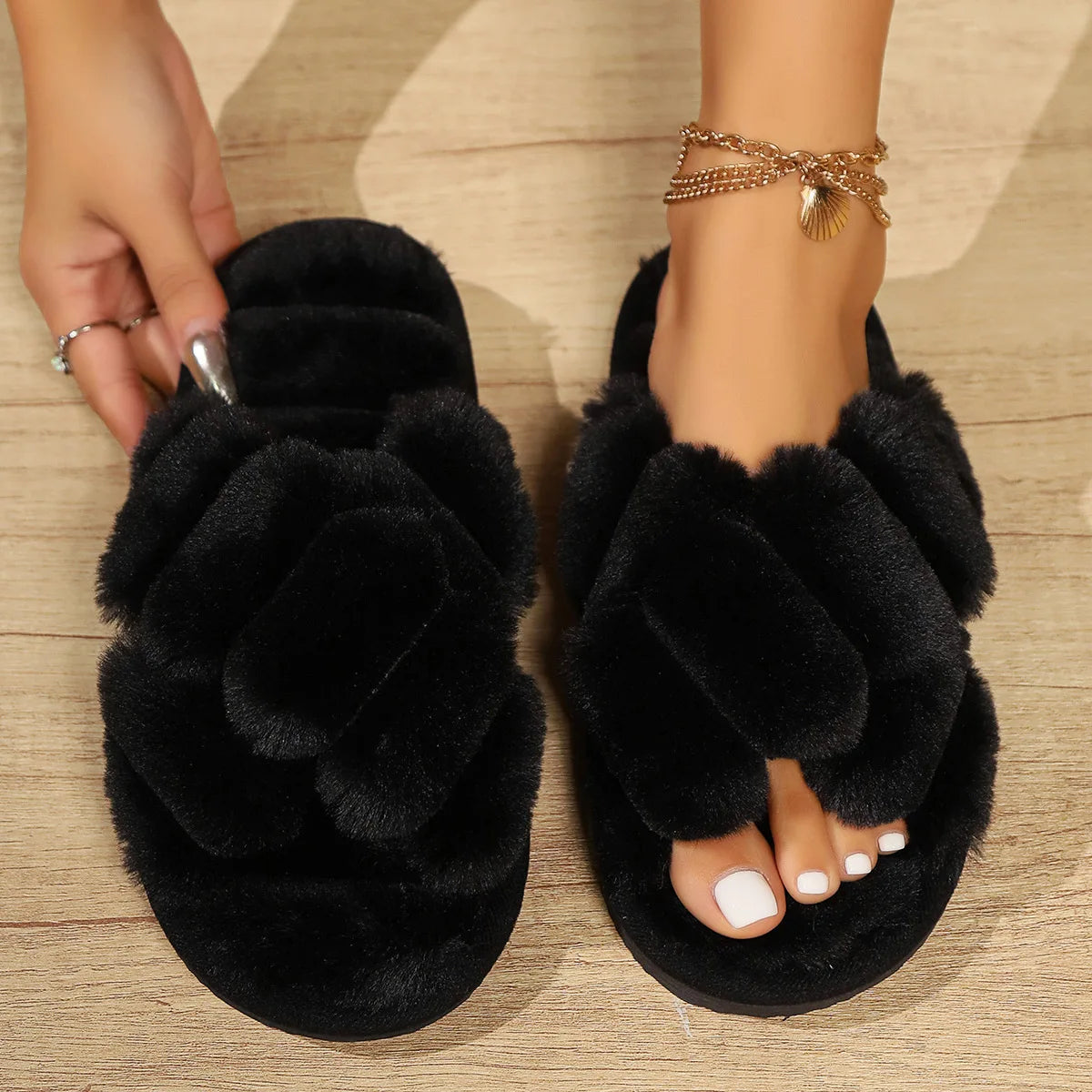 Fluffy House Slippers