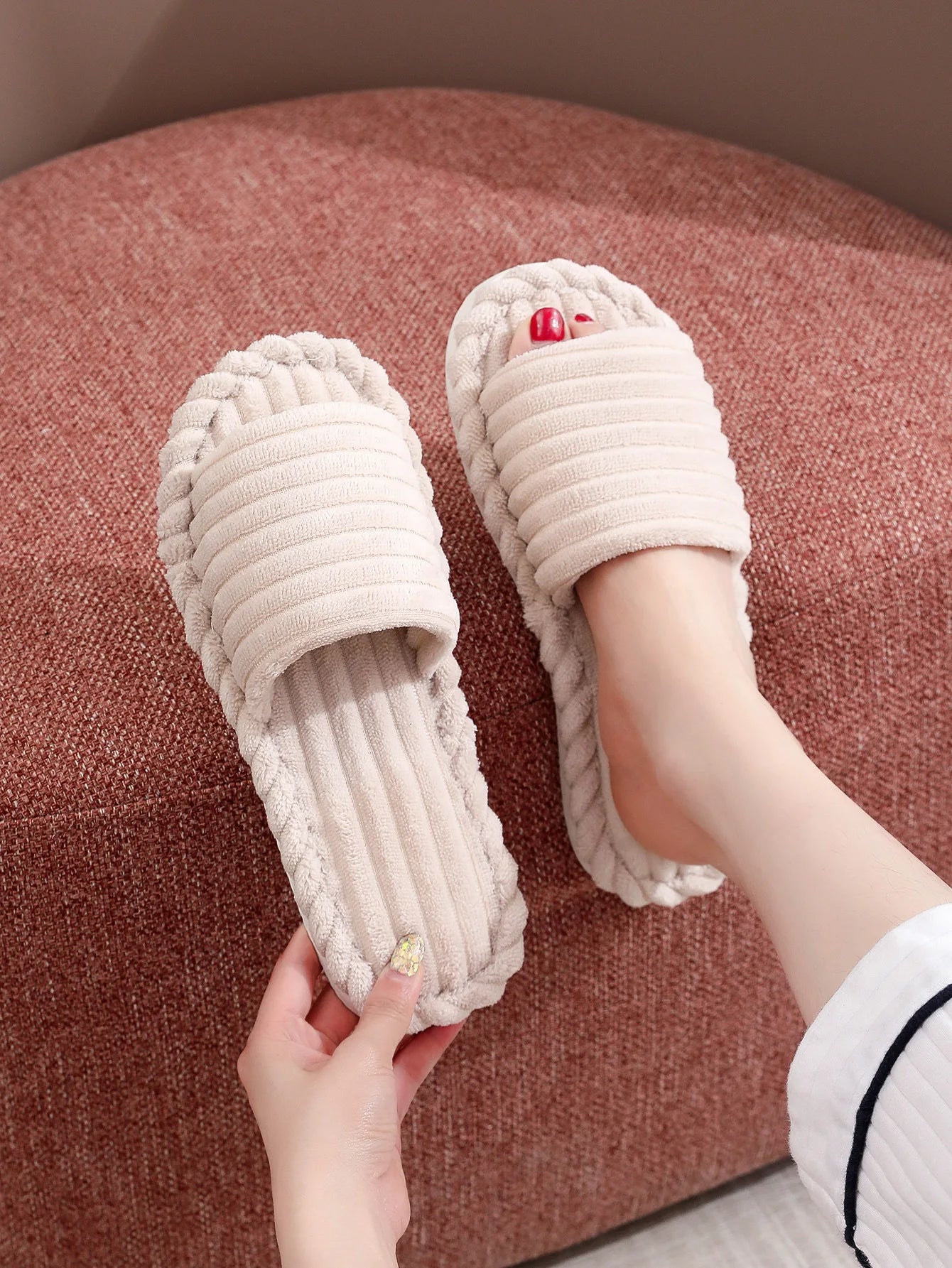 House Corduroy Slippers
