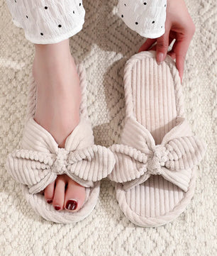 Cute Bow Slippers