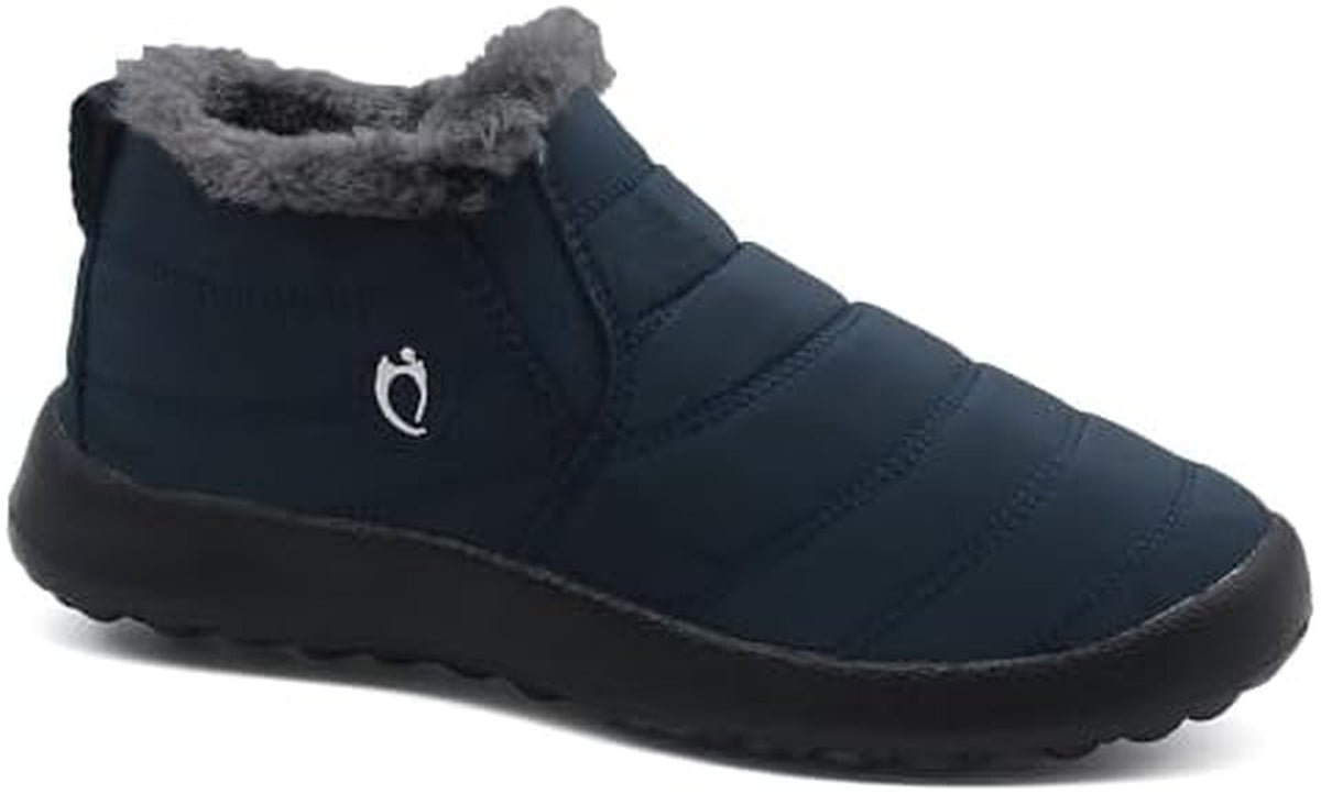 HAJINK Waterproof Slip-On Snow Ankle Boots - Navy