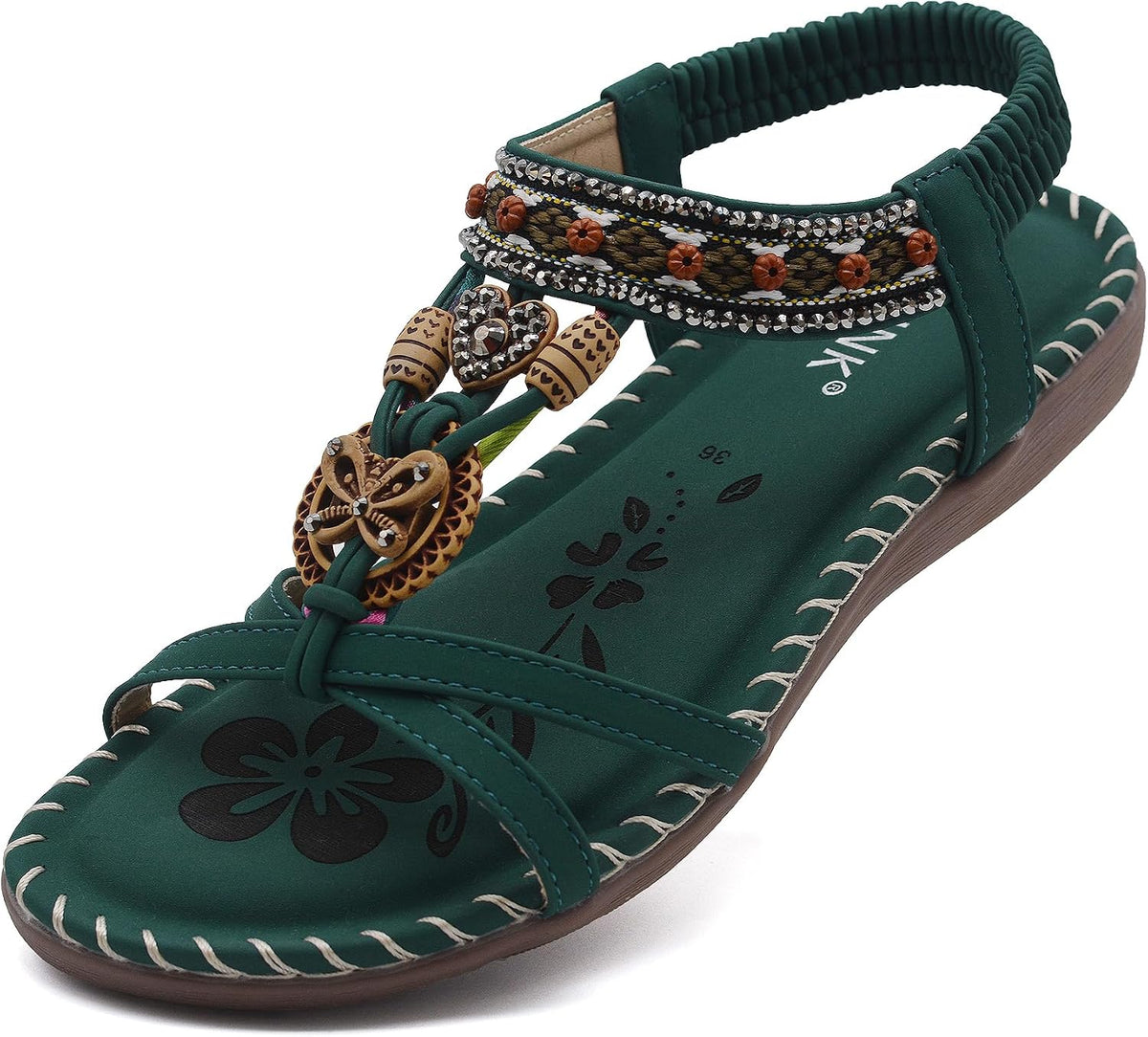 HAJINK Bohemian Flat Walking Sandals - 2