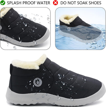 HAJINK Plush Waterproof Ankle Boots - 05-waterproof