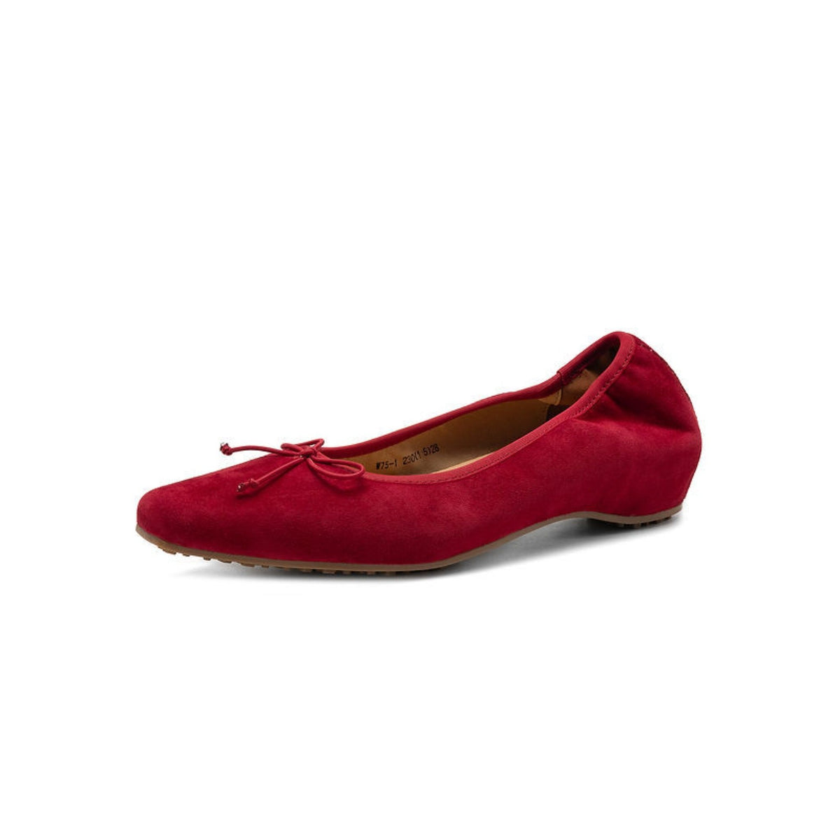 HAJINK Square Toe Bowknot Shallow Leather Flats 05