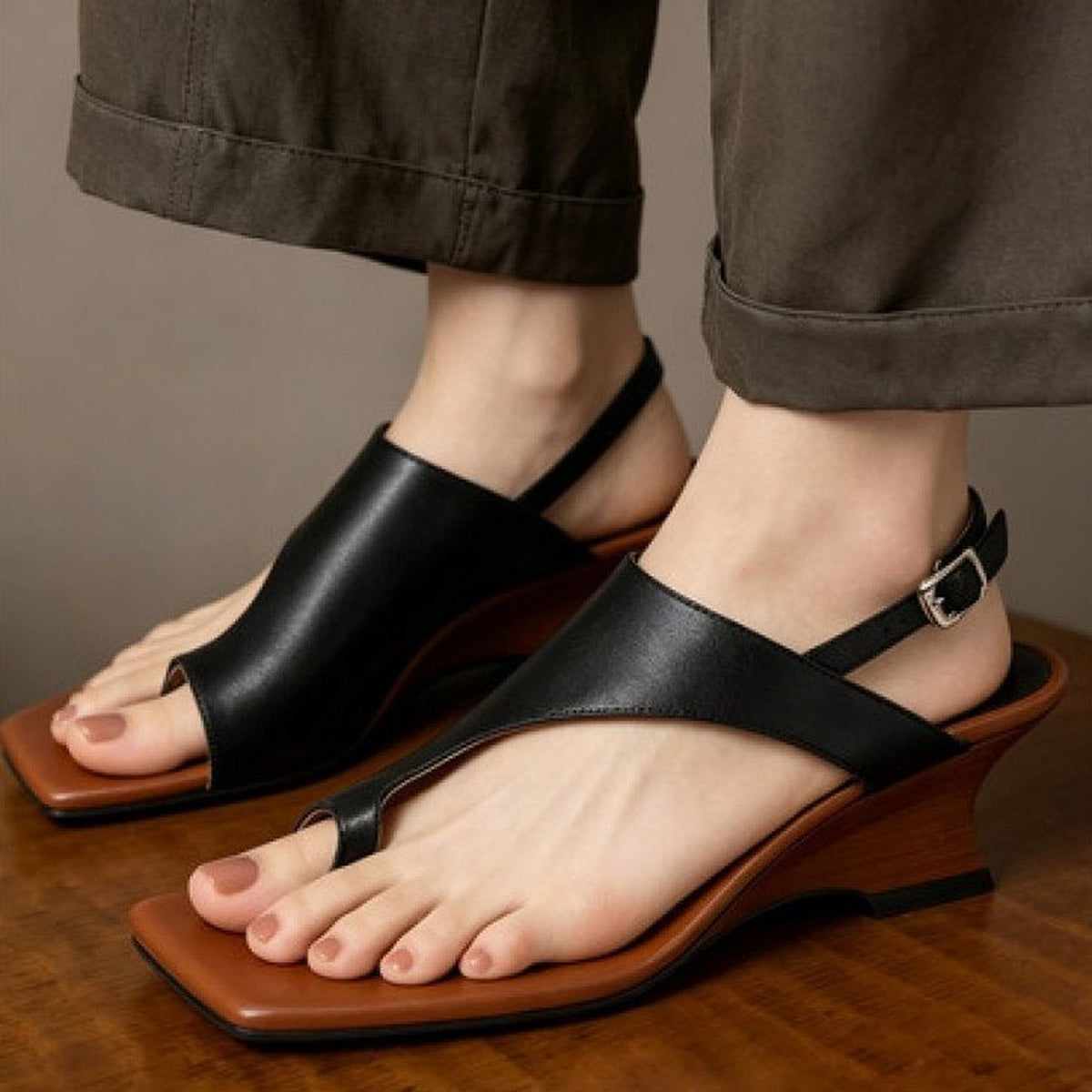 HAJINK Wedge Heels Sandals 01