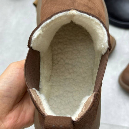 handmade fleece lined soft sole leather chelsea boots f 07
