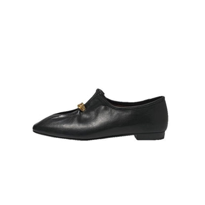 retro old money slip on deep cut leather loafers for sp 05
