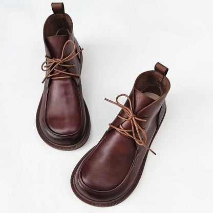 wide toe retro british leather ankle boots for autumn i 02