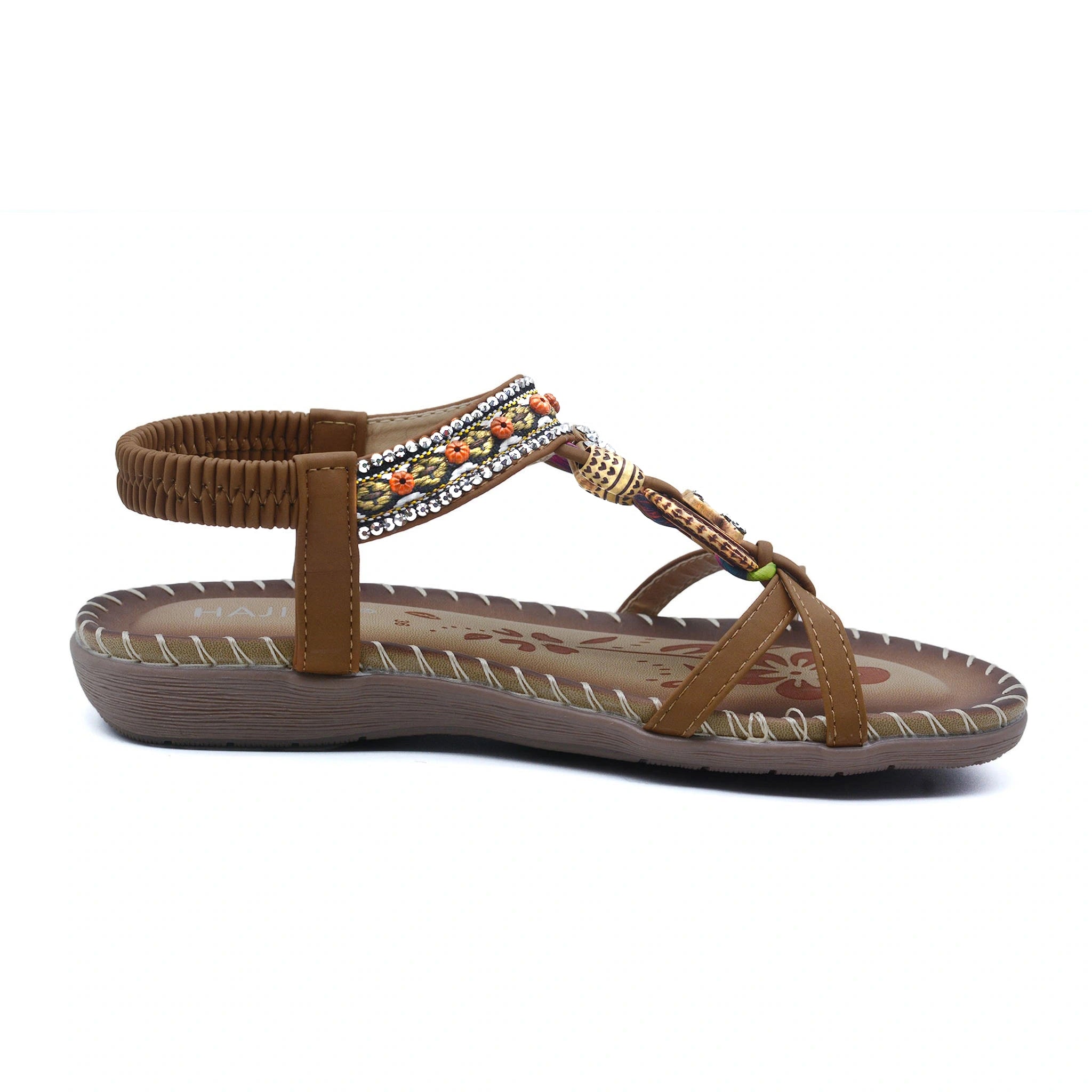 sparkly rhinestone bohemian sandals