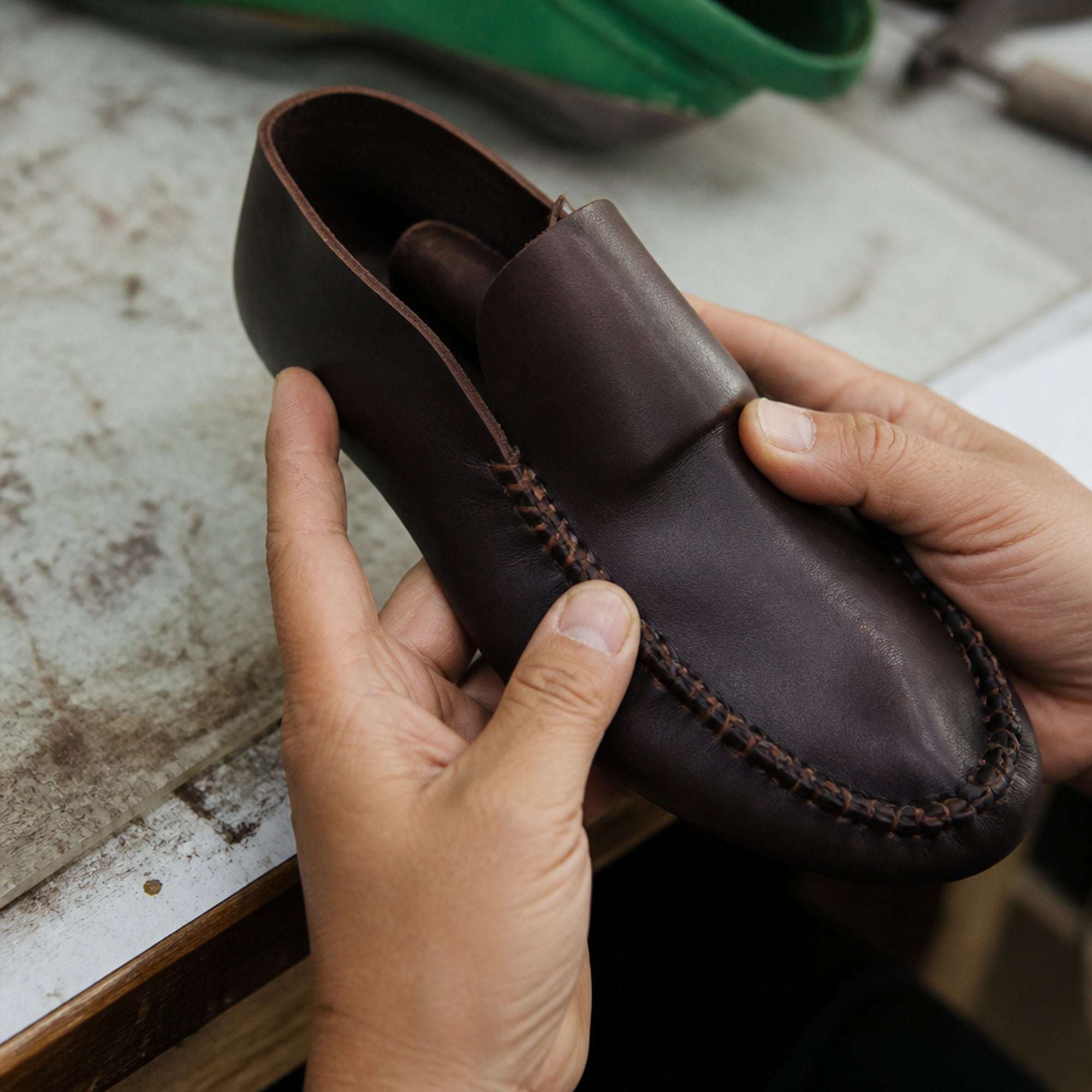 Checking stitch and finish